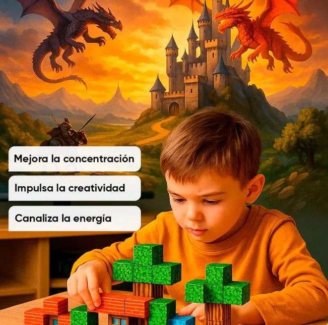 Minicraft- Cubos Magneticos 100 pcs