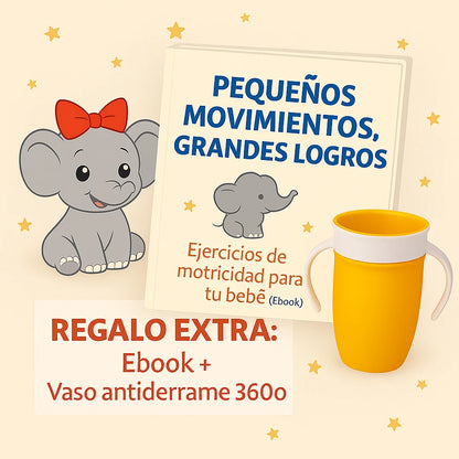 Izy, el elefantito musical que ayuda a la motricidad de tu bebé